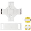 GL.iNet Supporto a parete per mini-router GL.iNet, compatibile con i modelli MT300N-V2 e AR300M, colore bianco