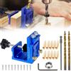 OEM Punta a vite per legno, sistema a incastro, colore blu, 10 mm, set