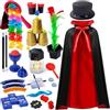OEM Set di magia per bambini in plastica - Set di magia per i più piccoli - Cappello da mago di colore rosa vivace