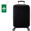 SHILIPAIJC Elastico Copri Valigia Grande, 29-32 Pollici Coprivaligia Cover Valigia Custodie Protettive per Valigie, Custodia Valigia Copri Trolley Copertura Valigia con Etichetta per Bagagli per Viaggio