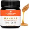 NEW ZEALAND HONEY CO Miele di Manuka MGO 263+ UMF 10+, testato in laboratorio, crudo, 250g