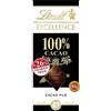 Lindt Cioccolato EXCELLENCE 100% cacao, promozione | lavagna da 50 g | gusto puro intenso di cacao | cioccolato vegano | cioccolato | cioccolato | regalo di cioccolato
