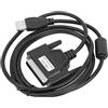 FTVOGUE Cavo Adattatore USB, Cavo Adattatore USB CNC ABS DB25 Trasmissione Dati 12 Mbps, Convertitore da a Parallelo per Connessione Computer Macchina CNC