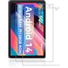 yystao 2 pellicole protettive per tablet Whitedeer WHEC107BK da 10 pollici, in vetro temperato 9H, compatibili con WhitedeerWHEC107BK, antigraffio, ad alta risoluzione, trasparente