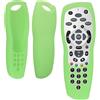 kwmobile Custodia Silicone Telecomando Compatibile con Sky Plus HD/Sky+ HD Cover - Guscio Protettivo Telecomando Antiscivolo - Verde Fluorescente