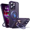 FNDMIL Magnetico Girevole a 360° per iPhone 13 Pro Cover con Magnetica