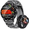 BENYAR SMART Smartwatch Uomo con Chiamata e Risposta, 1.43'' HD AMOLED Orologio Smartwatch Uomo, 750mAh Batteria, 100+ Modalità Sportive, Sonno Cardiofrequenzimetro Contapassi per Android iOS