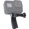 Hensych First-view - Adattatore verticale per fotocamera Go-pro 11 10 9 8/Osmo Pocket/Action Cameras per moto casco supporto per zaino clip cintura a spalla, ecc