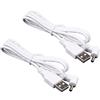 Mumuve 2 pezzi 1 m USB a per 3,5 mm x 1,35 mm 5 V per cavo di alimentazione USB maschio a 5 V adattatore per radiatori LED USB a 3,5 x 1,35 mm
