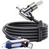 MAGIC JOHN Cavo USB-C 4 in 1 240 W, Cavo di Ricarica Rapida e Sincronizzazione Dati, Compatibile con iPhone, iPad, Samsung, Computer Portatili, Caricamento Multi-Device, 1,2 m, Nero