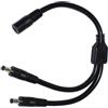 ZEPFJHE Cavo di prolunga DC5525 lungo 23 cm 5,5 x 2,5 mm femmina a 2 connettori maschio cavo splitter per telecamere di sorveglianza router cavo adattatore di alimentazione