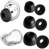 TENNMAK Cuscinetti di ricambio in memory foam per auricolari Bose/SoundPEATS, colore nero