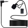 SPTSSWET Microfono per Auto da 3,5 mm Compatibile con Kenwood JVC per Autoradio Stereo, Radio da 3 m per GPS, DVD