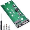 ELUTENG Convertitore da M.2 NGFF SSD a SATA da 2,5 pollici, compatibile con B Key & B+M Key, M.2 SSD a SATA III da 2,5 pollici, scheda adattatore per SSD di dimensioni 2230/2242/2260/2280 (non per