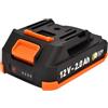 Generico KOSMA011 Batteria al Litio 12V 2000 mAh (2.0Ah) | Accumulatore Ioni di Litio 10C con Indicatore di Carica LED a Pulsante | Protezione da Sovraccarico e Controllo Temperatura