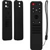kwmobile Custodia Silicone Telecomando Compatibile con LG MR25GA (2025) Cover - Guscio Protettivo Telecomando Antiscivolo - Nero