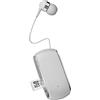 SUNSEATON Auricolare Bluetooth con Filo Retrattile, può Inserire Scheda TF