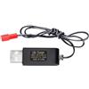 Ijksbehjf Cavo USB per batteria da 3,6 V, 4,8 V, 6 V, 7,2 V, per telecomando auto, camion, SM2P/JST/KETPlug cavo di ricarica giocattolo telecomandato
