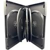 Dragon Trading® Custodia Nera con 8 Posti per CD, DVD e Blu-ray, 27 mm, per 8 Dischi