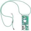 Paekear Custodia per Cellulare con Corda per Samsung Galaxy A53 5G Case, Liquido Sabbie Mobili Bumper TPU Cover con Collana Practical Stylish/Necklace Cordoncino Cordino Tracolla, Mostro