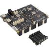 Geekworm X1206 V2.0 UPS for Raspberry Pi 5, 5V 5A Output, 4-Cell BAT Holder