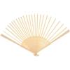 DOITOOL Montatura di ventaglio pieghevole giapponese fai da te - Cornice in legno vergine per accessori di fabbricazione ventagli a mano - struttura stile asiatico pittura fai da te artigianato