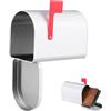 Gadpiparty Scatola di stoccaggio per dischi di stagno fai da te con bandiere di segnale, scatola decorativa per attività di gioco all'aperto, colore: bianco