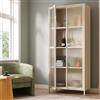 [en.casa] Armadio a Vetrata 4 Scomparti 180x80x35 cm in Acciaio Cammello
