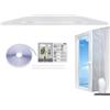Generico AC Unit Window Seal - Portable Vent Kit, HVAC Insulation Cover With Zipper