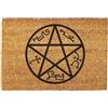 Generic Giftstory - Zerbino con trappola del diavolo, 60 x 40 cm, decorazione gotica con pentagramma, arte strega e arti scure, accessorio per la casa e la casa, regalo gotico, decorazione per la casa