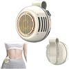 Baomaeyea Ventilatore portatile a clip, ventilatore ricaricabile girevole a 360°, 5 velocità, durata 6 ore, piccolo ventilatore a clip per camicia e vita, per attività all'aperto, viaggi e ufficio