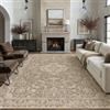 PureCozy Tappeto Salotto 200x300cm Taupe Lavabile