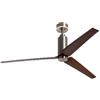CREATE / WIND FORMA L/Ventilatore da soffitto con luce e telecomando / 45W, Silenzioso, Ø152, programmabile, funzione estate-inverno, 6 velocità, per soffitti alti