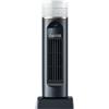 Hosrivae Ventilatore a torre oscillante multifunzionale senza pale, 6 silenziose ventole USB da scrivania con telecomando, umidificatore da 230 ml e luce LED a 7 colori, per camera da letto, ufficio, casa