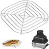 Generisch Griglia per friggitrice ad aria calda, accessori per friggitrice ad aria calda, griglia impilabile per Ninja Crispi Fn101eu, griglia in acciaio inox da 20 x 20 cm, accessorio per Airfryer, cestino