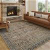 HUGEAR Tappeto Salotto 240x300cm Marrone Lavabile In Lavatrice