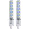 YinzPlus 2 Pezzi 2 anni di garanzia 6,5 pollici CRI 90 G23 LED Lampadina 6 Watt Banco Caldo 3000K 600 Lumen Collegarsi 2 Perno Lampada PL CFL Condotto Compatte Lampadina G23 Tubo Luce LED