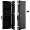 VEVOR Custodia Rigida per Chitarra Elettrica Rettangolare 991 mm in Legno, Custodia Chitarra per Tele/ST per Trasporto Conservazione in Legno Chiudibile a Chiave Scomparto Accessori, Colore Nero
