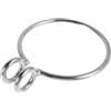 Kisangel Anello Marino di Recupero Ancora in Acciaio Inox 8mm Anello di Assistenza all'Ancoraggio Argento per Barche e Yacht Ormeggio in Mare o Baia