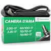 MoovMoov Camera d'Aria 17 Pollici per Pneumatici 60/100-17, 70/70-17, 70/80-17, 2.00-17 e 2.25-17 - Per Ciclomotore, Motorino, Pit Bike e Dirt Bike