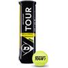 Dunlop Palla da Tennis Fort Elite, Verde/Nero, 4 Unità