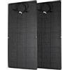TPTAWF Kit Pannello Solare 800W | Pannello Solare RV Monocristallino Flessibile 2x400W | per Batteria 12V/24V | ETFE Semiflessibile