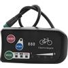 Bzocio Display elettrico per bicicletta 24 V 36 V 48 V Ebike Ligent Control Panel Display LCD LED880 Controller impermeabile per KT