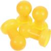 WRITWAA Cappucci per Palo Trampolino Gialli in Plastica 4 Pezzi