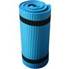 ausuky Tappetino da yoga antiscivolo per esercizi fisici, spessore 15 mm, per perdere peso, per pilates, palestra, colore: blu