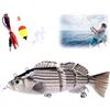Moonboat Bionic - Esche da nuoto multiarticolate, esche da pesca realistiche, per spigola, trota, crappie, glaucomi, luccio, bluegill, salmone, fantastici regali per la pesca in famiglia