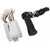 POENVFPO Kit di acceleratore per regolatore di velocità per bicicletta elettrica da 500 W, in plastica resistente alla corrosione, protezione da sovracorrente, accessori per triciclo elettrico