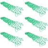 CORHAD Rete da Biliardo in Cotone Verde, Tasca per Palle, Set 6 Pz, Portapalle da Tavolo per Biliardo, per Impianti Sportivi e Scuole