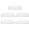 GOOHOCHY 5 Pezzi Lente di Ricambio per Casco Sabbiatura in Pvc Spessore 0,25mm Superficie Antipolvere e Visibilità Migliorata per Attività Industriali e Cantieristica Navale