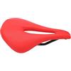Xixian Sella da Ciclismo in Fibra di Carbonio da 155 Mm, Bici Strada in Pelle Cava con Doppie Molle, Imbottitura Gel Morbido per e Comfort Bicicletta (Bianco)